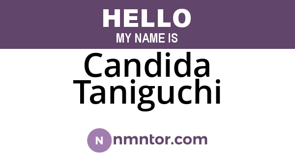 Candida Taniguchi