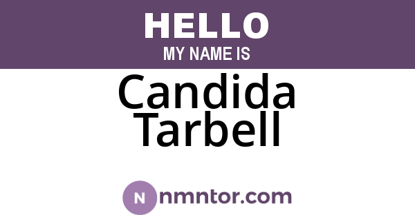 Candida Tarbell
