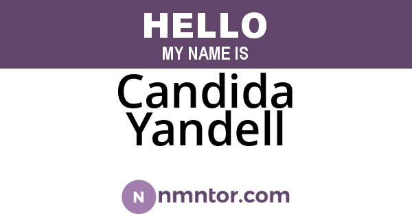 Candida Yandell