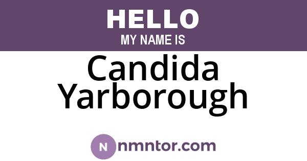 Candida Yarborough
