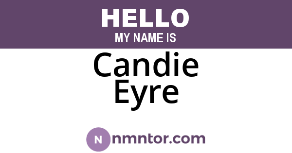 Candie Eyre