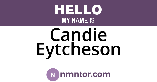 Candie Eytcheson