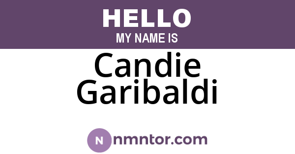Candie Garibaldi