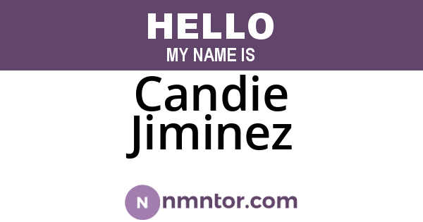 Candie Jiminez