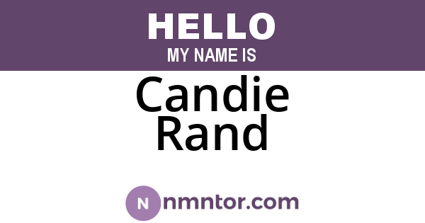 Candie Rand