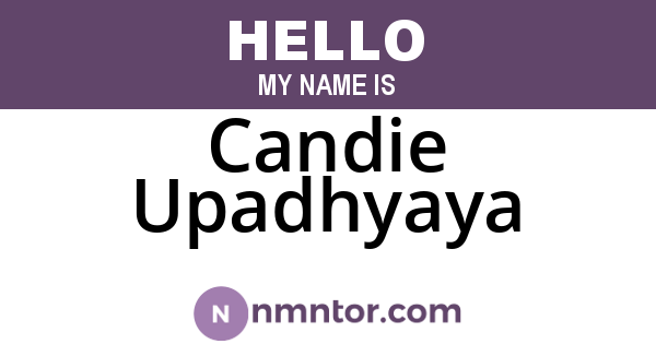 Candie Upadhyaya