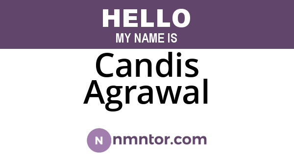 Candis Agrawal