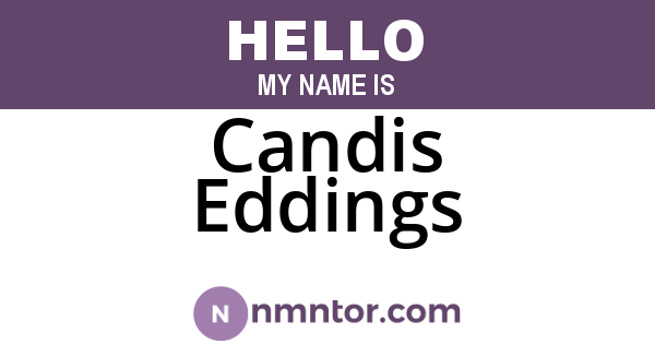 Candis Eddings