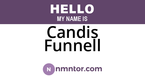 Candis Funnell