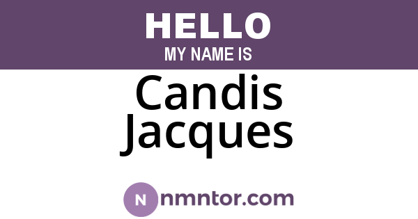 Candis Jacques