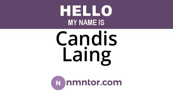 Candis Laing
