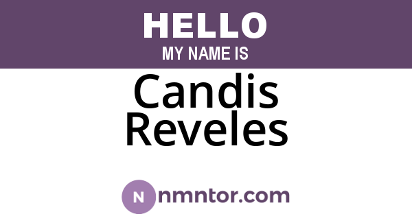 Candis Reveles