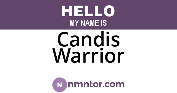 Candis Warrior