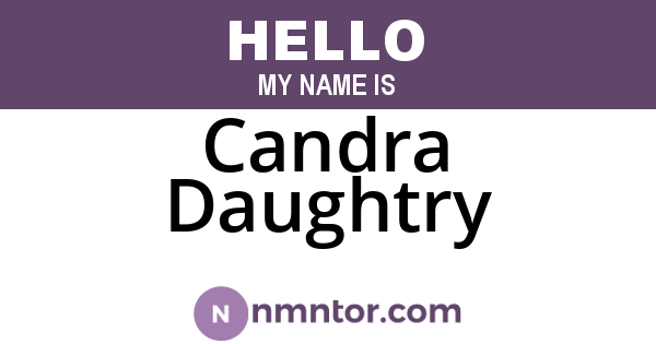 Candra Daughtry