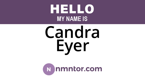 Candra Eyer