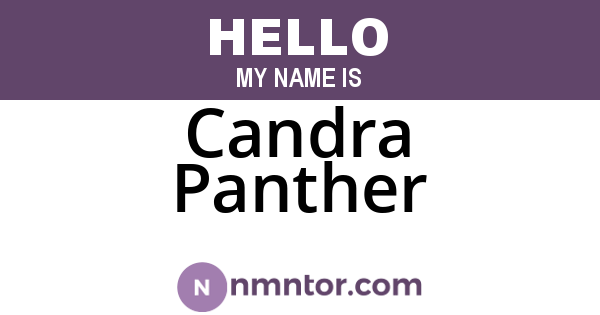 Candra Panther