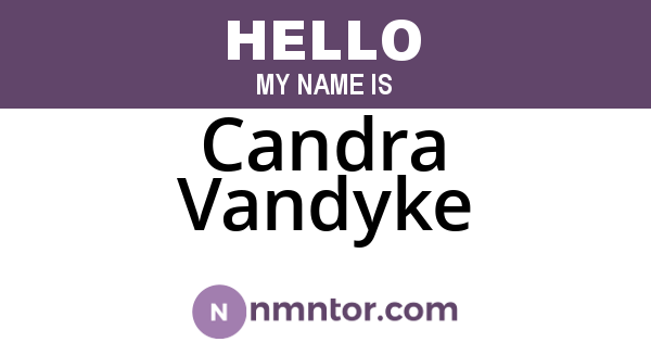 Candra Vandyke