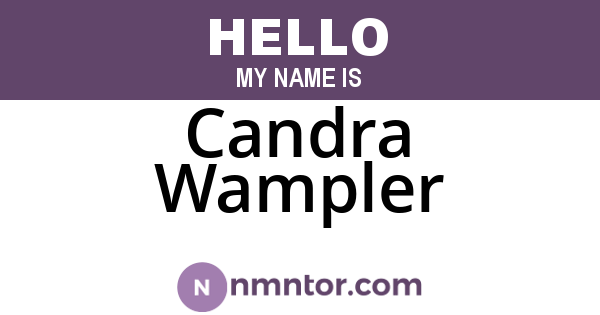 Candra Wampler