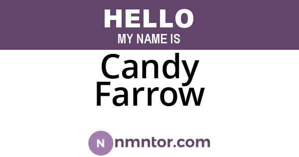 Candy Farrow