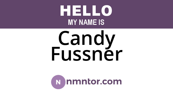 Candy Fussner