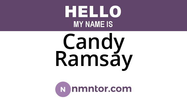 Candy Ramsay