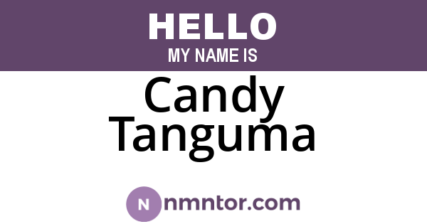 Candy Tanguma