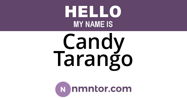 Candy Tarango