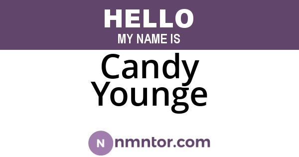 Candy Younge