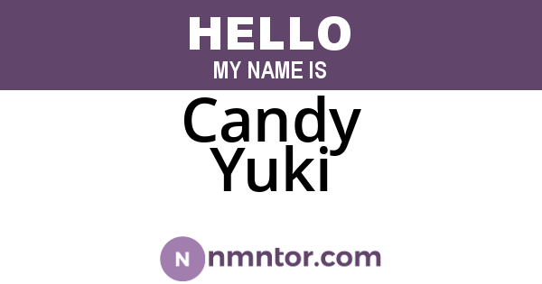 Candy Yuki