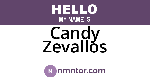 Candy Zevallos