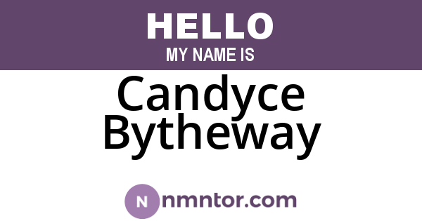 Candyce Bytheway