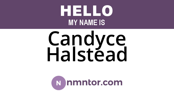 Candyce Halstead