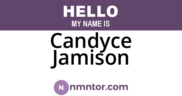 Candyce Jamison