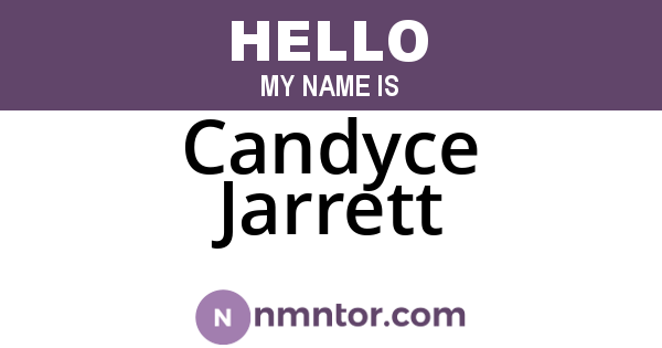 Candyce Jarrett