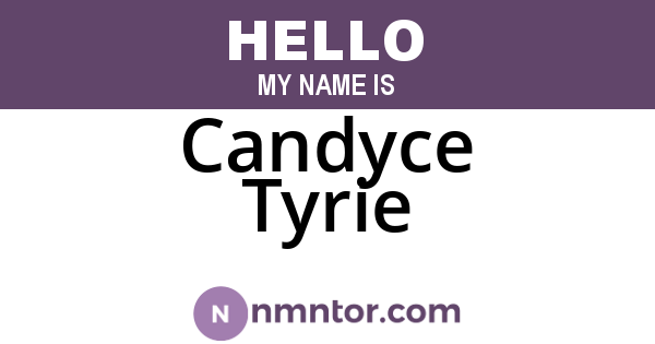 Candyce Tyrie