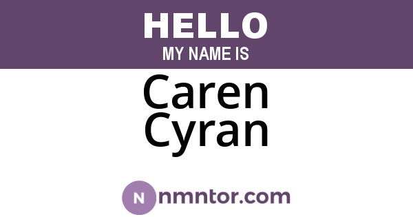 Caren Cyran