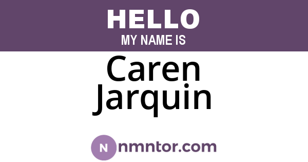 Caren Jarquin