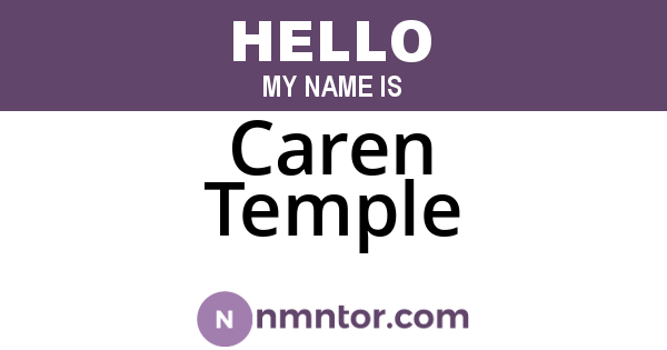 Caren Temple