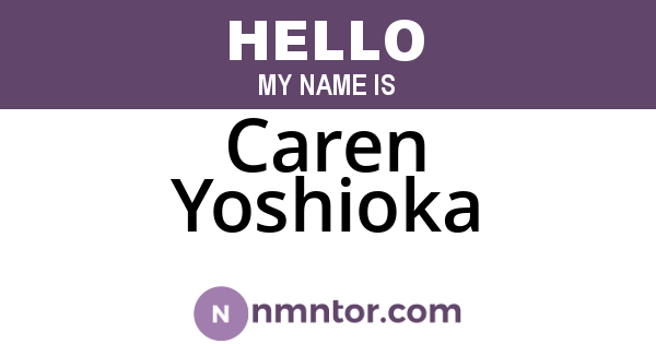 Caren Yoshioka