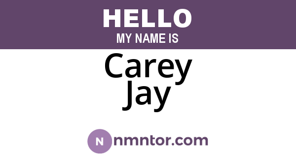 Carey Jay