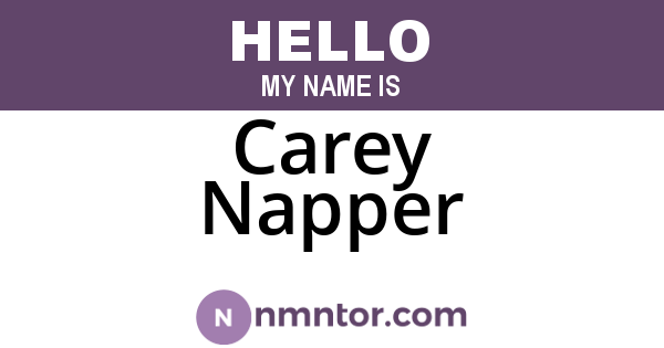 Carey Napper