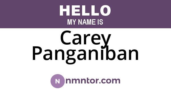 Carey Panganiban