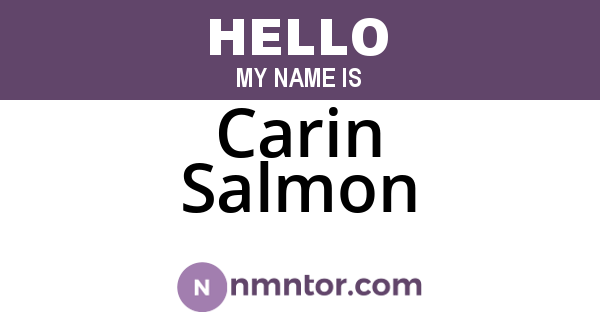 Carin Salmon
