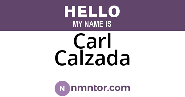 Carl Calzada