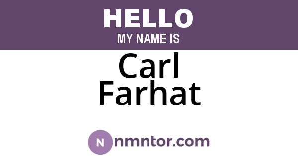Carl Farhat