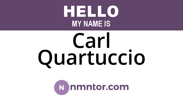Carl Quartuccio