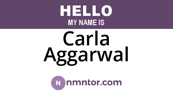 Carla Aggarwal