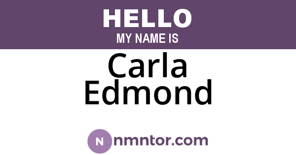 Carla Edmond