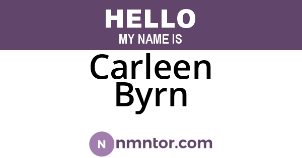 Carleen Byrn