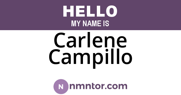 Carlene Campillo